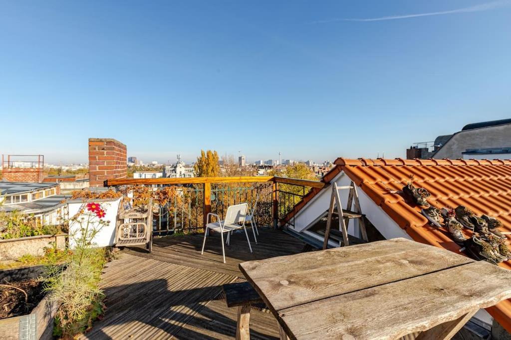 Steampunk Penthouse With Roof Terrace Appartement Berlijn